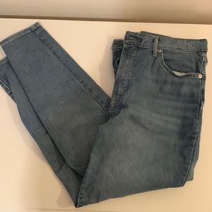 Everlane Way High light blue skinny ankle jean, size 33